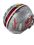 The Ohio State University Buckeyes Quinshon Judkins Hand Signed Autographed National Championship Mini Helmet Includes SWAU COA