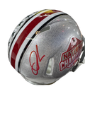 The Ohio State University Buckeyes Quinshon Judkins Hand Signed Autographed National Championship Mini Helmet Includes SWAU COA