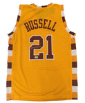 Cleveland Cavaliers Campy Russell Hand Signed Autographed Custom Yellow Jersey Includes SWAU COA