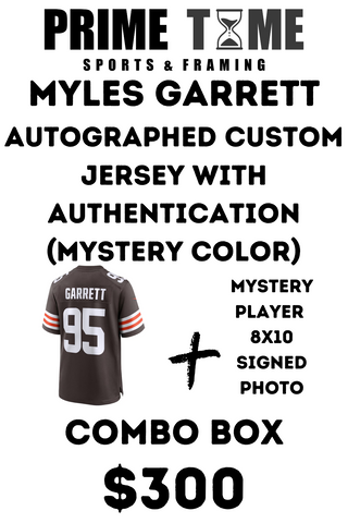 Cleveland Browns Myles Garrett Combo Autographed Mystery Box