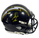 San Diego Chargers Antonio Gates Hand Signed Autographed Mini Helmet Includes Beckett COA