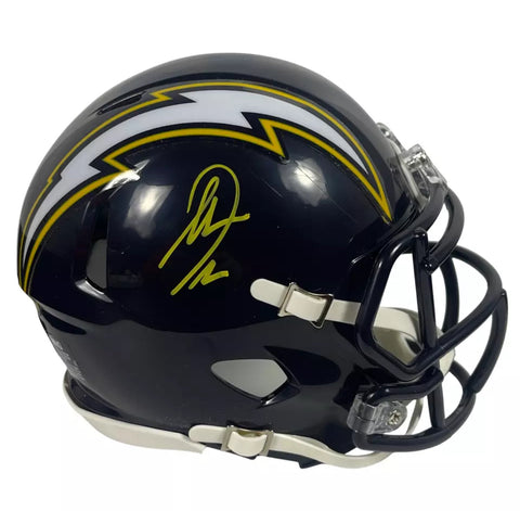 San Diego Chargers Antonio Gates Hand Signed Autographed Mini Helmet Includes Beckett COA