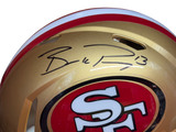 San Francisco 49ers Brock Purdy Hand Signed Autographed Speed Authentic Full-Size Gold Helmet Includes Fanatics Authentic COA