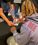 The Ohio State University Buckeyes Quinshon Judkins Hand Signed Autographed National Championship Mini Helmet Includes SWAU COA