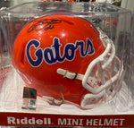 University of Florida Gators Emmitt Smith Hand Signed Autographed Orange Mini Helmet Includes COA