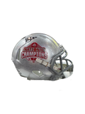 The Ohio State University Buckeyes Jack Sawyer Hand Signed Autographed National Championship Mini Helmet Includes SWAU COA