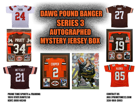 Dawg Pound Banger Autographed Mystery Jersey Box Series 3