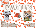 Cleveland Browns Dawg Toys Autographed Mystery Box