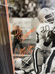 Cleveland Browns Cleo Miller Hand Signed Autographed 16x20 Photo with Jack Who? & Go Browns Inscriptions Framed & BROWNS Matted with COA