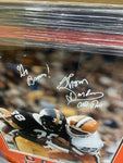 Cleveland Browns Thom Darden Hand Signed Autographed 16x20 Photo with Go Browns! & All-Pro Inscriptions Framed & DAWG POUND Suede Matted with COA