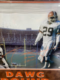 Cleveland Browns Hanford Dixon Hand Signed Autographed 16x20 Photo Framed with Suede Matting & Cutout Lettering Includes COA