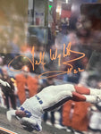Cleveland Browns Felix Wright Hand Signed Autographed 16x20 Photo Framed & DAWG POUND Matted with COA