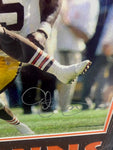 Cleveland Browns Eric Metcalf Hand Signed Autographed 16x20 Photo Framed with Matting & Cutout Lettering Includes JSA COA