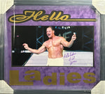 Val Venis Hand Signed Autographed Photo with Hello Ladies Inscription Framed with Suede Matting & Cutout Lettering Includes COA
