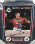 Cleveland Indians James Karinchak Hand Signed Autographed 16x20 Photo Framed with Matting Includes JSA COA