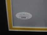 Pittsburgh Steelers James Harrison Hand Signed Autographed 16x20 Photo Framed with Matting Includes JSA COA