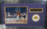 Los Angeles Lakers Magic Johnson Hand Signed Autographed 8x10 Photo Framed with Matting Includes Beckett COA