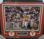 The University of Tennessee Volunteers Peyton Manning Hand Signed Autographed 16x20 Photo Framed with Matting Includes Player Hologram COA