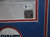New York Giants Lawrence Taylor Hand Signed Autographed 16x20 Photo Framed with Matting Includes Beckett Witnessed COA