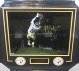 Pittsburgh Steelers Juju Smith-Schuster Hand Signed Autographed 16x20 Photo Framed with Matting Includes Beckett Witnessed COA