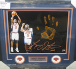 New York Knicks Larry Johnson Hand Signed Autographed 16x20 Photo Framed with Matting Includes Tristar COA