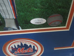 New York Mets 1986 World Series Champions Bobby Ojeda, Sid Fernandez, Ron Darling & Dwight Gooden Hand Signed Autographed 16x20 Photo with 4 Inscriptions Framed with Matting Includes JSA COA