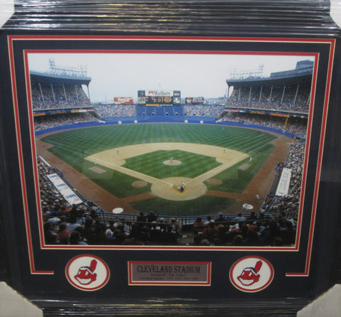 Cleveland Indians Municipal Stadium Unsigned 16x20 Photo Framed with Matting