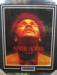The Weeknd Hand Signed Autographed After Hours Concert Poster Framed with Matting Includes COA