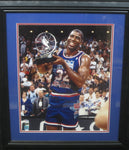 Los Angeles Lakers 1992 NBA All-Star Magic Johnson Hand Signed Autographed 16x20 Photo with 92 MVP Inscription Framed with Matting Includes PSA COA