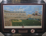 Cleveland Indians Progressive Field Stadium Vintage Large Print Framed with Matting