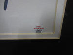 Joe Frazier Hand Signed Autographed Cut Framed with Matting Includes P.A.A.S. COA