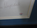 Los Angeles Dodgers Don Drysdale Hand Signed Autographed Cut Framed with Matting Includes P.A.A.S. COA