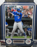 Toronto Blue Jays Vladimir Guerrero Jr. Hand Signed Autographed 16x20 Photo Framed with Matting Includes JSA COA