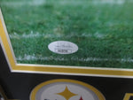 Pittsburgh Steelers T.J. Watt Hand Signed Autographed 16x20 Photo Framed with Matting Includes JSA COA