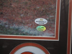 Cleveland Browns Bernie Kosar & Kevin Mack Hand Signed Autographed 16x20 Photo Framed with Matting Includes SGC Authentic COA