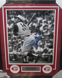 Cincinnati Reds Pete Rose Hand Signed Autographed 16x20 Photo with 1963 R.O.Y. Inscription Framed with Matting Includes PSA COA