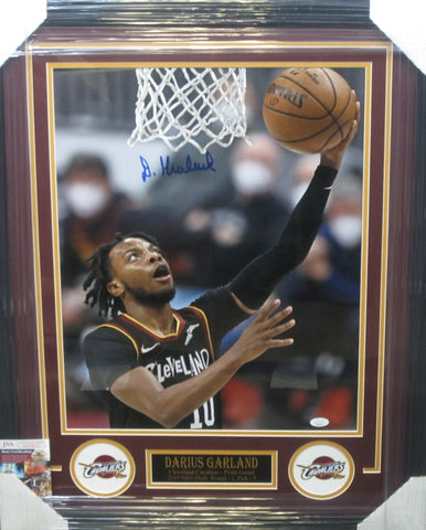 Cleveland Cavaliers Darius Garland Hand Signed Autographed 16x20 Photo Framed with Matting Includes JSA COA