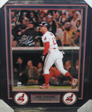 Cleveland Indians Jim Thome Hand Signed Autographed 16x20 Photo with HOF 18 Inscription Framed with Matting Includes Beckett Witnessed COA