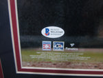 Cleveland Indians Jim Thome Hand Signed Autographed 16x20 Photo with HOF 18 Inscription Framed with Matting Includes Beckett Witnessed COA