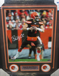 Cleveland Browns Baker Mayfield Hand Signed Autographed 16x20 Photo Framed with Matting Includes Beckett Witnessed COA