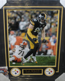 Pittsburgh Steelers T.J. Watt Hand Signed Autographed 16x20 Photo Framed with Matting Includes JSA COA