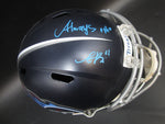 Tennessee Titans A.J. Brown Hand Signed Autographed Replica Full-Size Helmet with Always Open Inscription Includes JSA COA