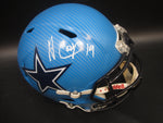 Dallas Cowboys Amari Cooper Hand Signed Autographed Custom Speed Replica Full-Size Helmet Includes Beckett Witnessed COA