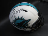 Miami Dolphins Jason Taylor Hand Signed Autographed Replica Full-Size Matte White Helmet Includes JSA COA
