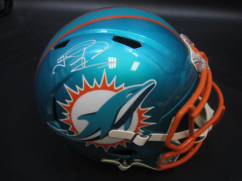 Miami Dolphins Tua Tagovailoa Hand Signed Autographed Replica Full-Size Helmet Includes Fanatics Authentic COA