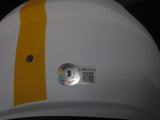 Pittsburgh Steelers Minkah Fitzpatrick Hand Signed Autographed Replica Full-Size White Helmet Includes Beckett Witnessed COA
