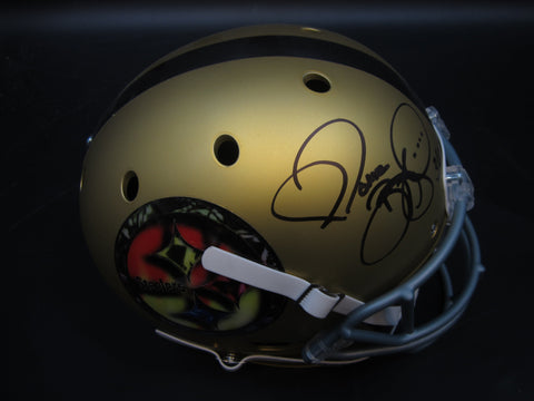 Pittsburgh Steelers Jerome Bettis Hand Signed Autographed Replica Full-Size Helmet Includes JSA COA