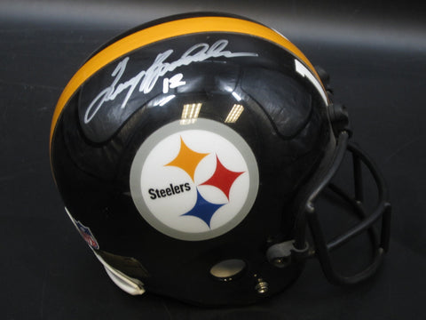 Pittsburgh Steelers Terry Bradshaw Hand Signed Autographed Authentic Full-Size Black Helmet Includes JSA COA