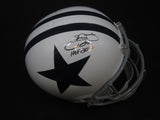 Dallas Cowboys Emmitt Smith Hand Signed Autographed Authentic Full-Size White Helmet with HOF 2010 Inscription Includes Prova & JSA COA