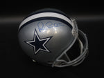 Dallas Cowboys Michael Irvin Hand Signed Autographed Authentic Full-Size Silver Helmet Includes JSA COA